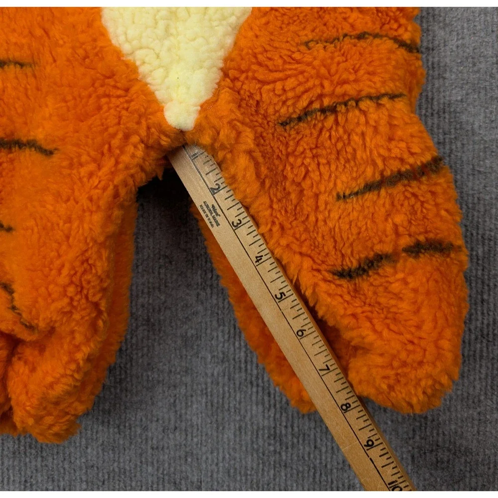 Vintage Disney Store Tigger Costume Baby 6-12M Halloween 90s Hooded Jumpsuit